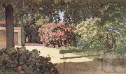 Frederic Bazille The Terrace at Meric oil painting artist